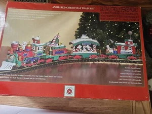 DILLARDS HOLIDAY EXPRESS ANIMADO NAVIDAD Osos de peluche JUEGO DE TREN POR BRILLANTE DIFÍCIL DE ENCONTRAR - Imagen 1 de 19
