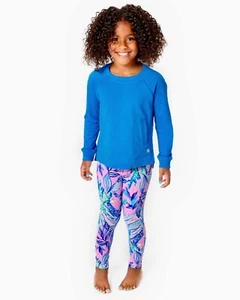 Lilly Pulitzer Girls Luxletic Mini Beach Comber Sweatshirt XS 2-3 YEARS 261945 - Picture 1 of 5