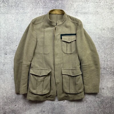 dries van noten mens wool jacket size 48 military style - Image 1 of 4