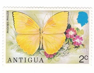 stamps ANTIGUA 🦋 BUTTERFLY butterflies uncancelled - Picture 1 of 1