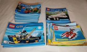 LEGO City Instruction Manuals Mixed Lot 64 Books 
