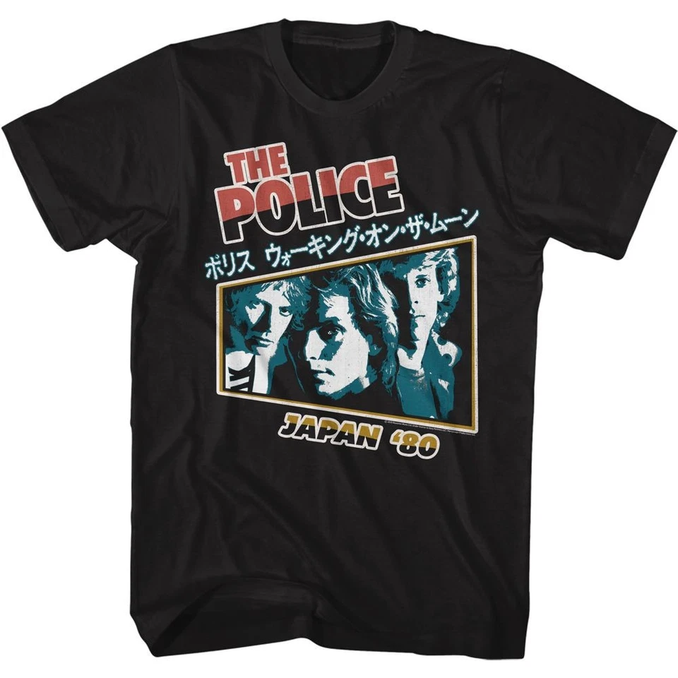 The Police - Japan 80 - Short Sleeve - Adult - T-Shirt - Image 1 of 1