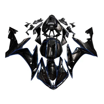 Injection Blue Black Fairings Kit for Yamaha YZF R1 2004 2005 2006 ABS Bodywork - Image 1 of 4