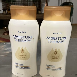 Avon Menge 2 Moisture Therapy Haferflocken Körperlotion für trockene juckende Haut 13,5 Oz. - Bild 1 von 2
