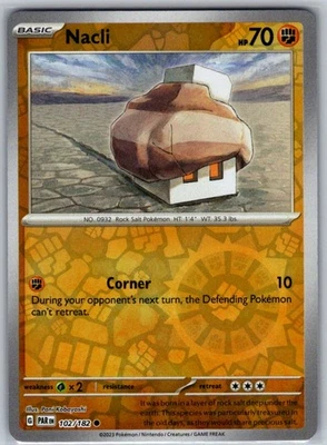 Nacli - 102/182 Reverse Holo Common SV04: Paradox Rift NM - Image 1 of 2