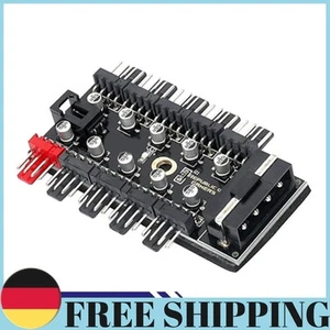 1 to 10 4Pin PWM Cooling Fans HUB PC Large 4D Port Power Speed Controller - Bild 1 von 10