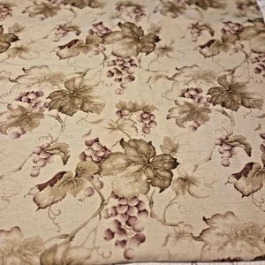 Raymond Waites for Milll Creek Stoffe Weinblätter Baumwolle Leinen 60" x 58" - Bild 1 von 4