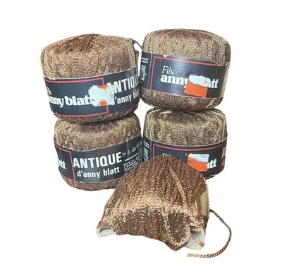 4,25 bolas Anny hoja antigua D’anny hilo de bronce metálico Foto 1 de 4