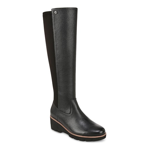 Vionic Ashland Women's High Shaft Boot Black Wide Calf 7.5 Medium