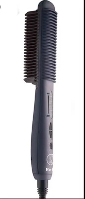 NOVA Escova de Cabelo Rebel Multiuso Cerâmica Alisador/Enrolador - Preto - Imagem 1 de 2