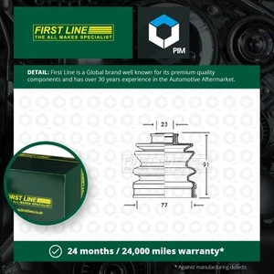 CV Joint Boot fits ISUZU TROOPER Mk1 2.2D Front Outer 87 to 88 C223-T C.V. New - Picture 1 of 2