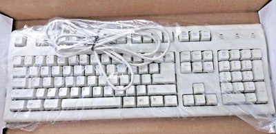 VINTAGE ACER ACCUFEEL WINDOWS PS2 KEYBOARD 6511-TW MISSING PRODUCT LABEL RM0-KBR - Image 1 of 4