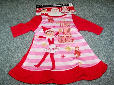 Camisón Elf on the Shelf "Peace Love Cookies" para muñeca American Girl 18" NUEVO Foto 1 de 4