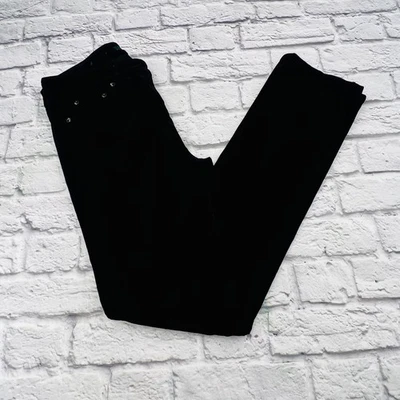 Pantalones Lauren Ralph Lauren Mujer Negros Micro Pana Premier Pierna Recta Talla 4 Foto 1 de 4