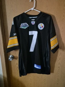 PITTSBURGH STEELERS #7 Ben Roethlisberger REEBOK Jersey Adult SIZE 48 - Picture 1 of 8