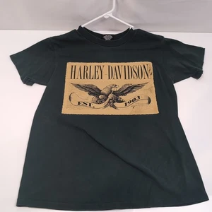 Camiseta De Colección Años 90 Harley Davidson American Federalist Estampado Águila M Valor Kansas C - Imagen 1 de 7