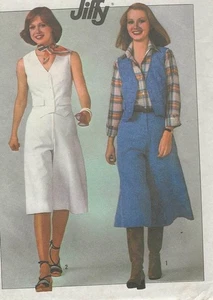 Vest and Culottes, Size 12 Uncut Pattern 8013 - Picture 1 of 1