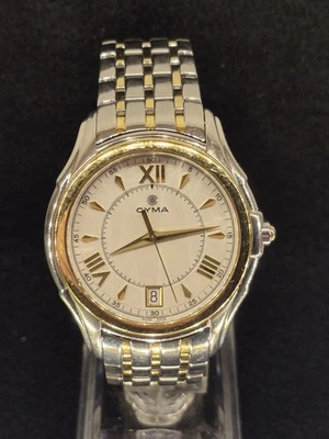 Reloj Hombre Cyma 18k/ Acero Inoxidable - 38mm~Reparado~ Hecho en Suiza Foto 1 de 4