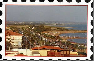 SICILIA POSTCARD SICILY MARINA DI RAGUSA PROMENADE PANORAMA - Picture 1 of 1