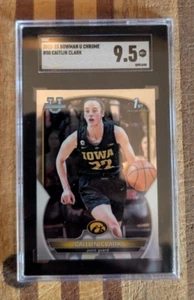 2022 Bowman U Chrome CAITLIN CLARK SGC 9.5 8591698 #50 - Hawkeyes - Picture 1 of 1