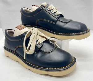Zapatos Derbies Coach 'trooper' de cuero negro para hombre G1744 talla US 9D - Imagen 1 de 10