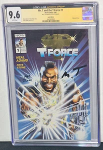 FIRMATO DA MR.T, MR. T AND THE T-FORCE GOLD EDITION CGC 9.6 JSA AUTENTICATO - Foto 1 di 2