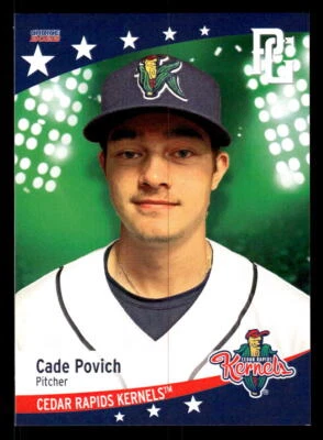Cade Povich 2022 Choice Cedar Rapids Kernels #27   Cedar Rapids Kernels - Image 1 of 2