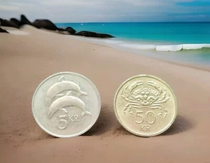 Dolphin,crab.Coin. - Picture 1 of 7