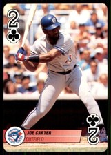 1995 Bicycle Aces Joe Carter Toronto Blue Jays #2C
