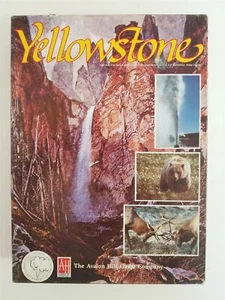 Avalon Hill YELLOWSTONE National Park Wildlife Survival Game Complete 1985 - Picture 1 of 10