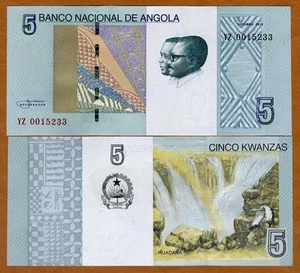 Angola, 5 Kwanzas, 2012 (2017), P-New, UNC YZ, REPLACEMENT - Picture 1 of 1