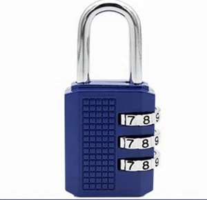 [LF] 5PCS Combination Lock 3-digit Padlock Keyless School Work Gym Lockers  - Picture 1 of 6