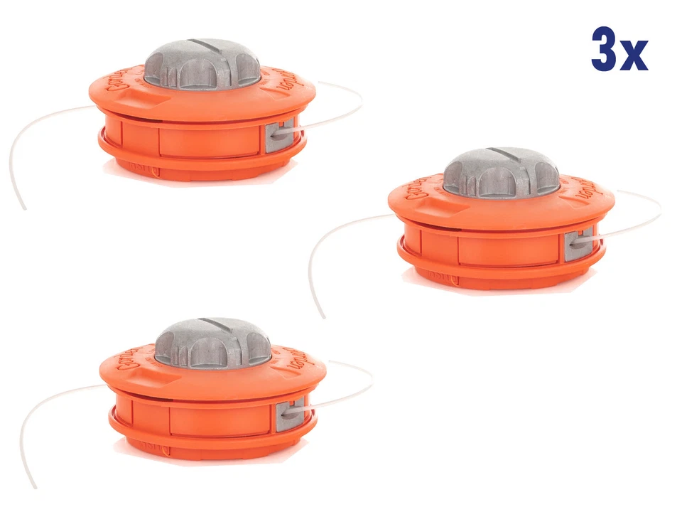 3x Fadenspule Verstärkter Fadenkopf Automatik M10 X1.25 Freischneider FTC97