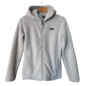 Patagonia Girls Los Gatos Gray Fleece Hoodie Full Zip Sweater XXL (16-18) - Picture 1 of 10