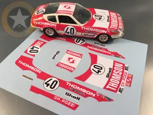 STICKER FÜR DAYTONA 365 GTB/4 THOMSON 1/43-1/32-1/24 NO DECAL SLOT DCS021 - Bild 1 von 2