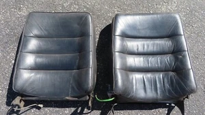 Volvo 740 940 Black leather Seat Back Skin Right and left seat Back skins - Picture 1 of 11
