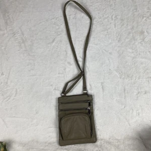 "Bolso de hombro bandolera de cuero genuino verde oliva 5,5 x 8,5""" - Imagen 1 de 8