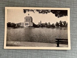 B-62 RPPC Lake Merritt Oakland California Bardell Real Photo Postcard - Picture 1 of 2