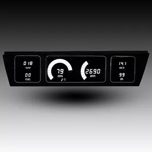 1977-1990 Chevy Impala / Caprice Digital Gauge Cluster White LED's Made In USA! - Picture 1 of 11
