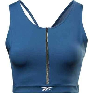 Reebok TS Lux Perform Women's Top Blue Size Small H49121 - Picture 1 of 4
