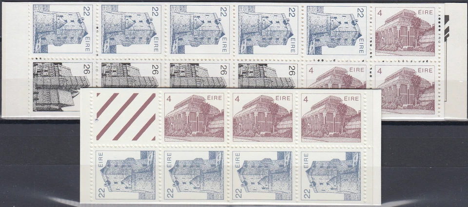 Ireland Both Booklets Defins Architecture 1983 MNH-16 Euro - Image 1 of 1