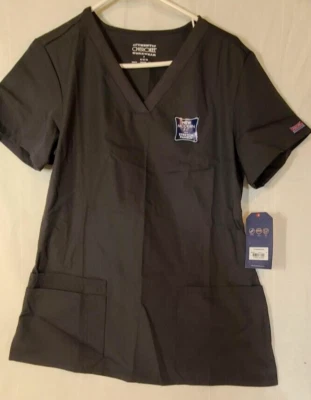 Cherokee brand scrubs top woman's Pewter grey Medium new with tags ww645 - Image 1 of 4