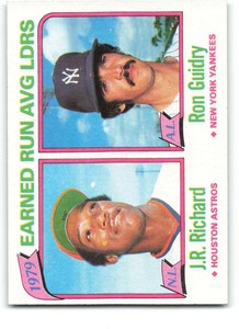 1980 Topps #207 J.R. Richard/Ron Guidry NM-MT LL ID:339716