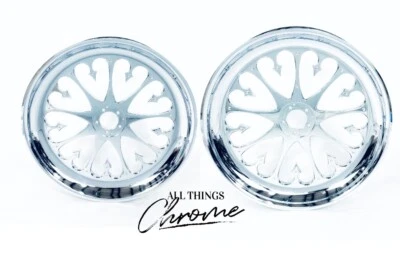 ZX-14 240 FAT TIRE CHROME STILETTO WHEELS 2012-2020 KAWASAKI NINJA ZX-14R Foto 1 de 4