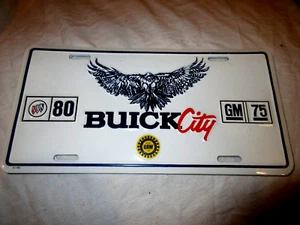 Buick City Kennzeichen aus Metall - Bild 1 von 2