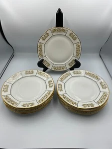 Antique T&V Limoges France Porcelain Hand Painted Salad/Dessert Plates Lot of 11 - Picture 1 of 4