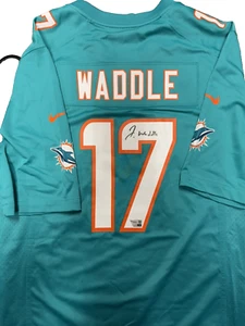 Miami Dolphins Jaylen Waddle Nike On-Field Authentic Signed Jersey Large - Picture 1 of 2