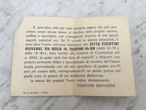 OLD FLYER ADVERTISING SERVICE EVICTION LOCAL TRANSPORT  - Picture 1 of 2