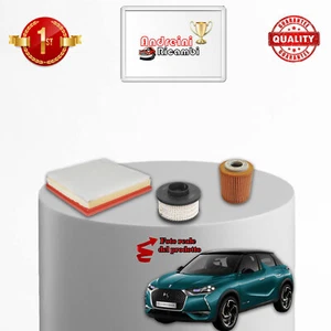 KIT TAGLIANDO 3 FILTRI xCITROEN DS3 CROSSBACK 1.5 D 96KW 131CV DAL 2018 -> - Imagen 1 de 1