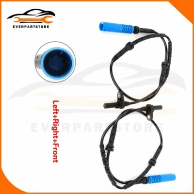 2 sensores de velocidad ABS delanteros para BMW 745Li 745i 760Li 2003-2004 conductor y pasajero Foto 1 de 4